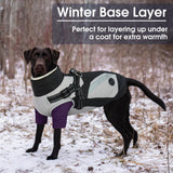 IECOii Fleece Dog Sweater Large Size Dog,Warm Sweaters for Male Female Doggy,Pullover Sweatshirt Lightweight Pet Fall Clothes for Pitbull,Boxer,Staffy, Purple,XXL