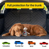 HNCPSY SUV Cargo Liner for Dog Car Seat Cover for Pets Waterproof Cargo Cover Dog Seat Mat for SUVs Sedans Vans with Bumper Flap Protector, Non-Slip, Black 70"x40"