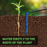 39 FT Solar Drip Irrigation Kit System, Garden Watering System，3W 3000mAh Larger Capacity，Auto Easy DIY Watering Device, Automatic Outdoor/Indoor Irrigation,Support 15Pots(Expansion Kit)