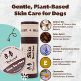 Natural Dog Company Skin Soother Balm for Dogs – Dog Skin Balm for Dry Winter Skin, Seasonal Sensitivity & Environmental Stress, Dog Moisturizer with Coconut Oil, Calendula & Vitamin E, 4 oz Tin