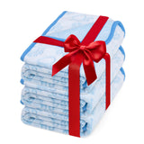 Stuffed 3pcs Premium Soft Dog Blankets for Small Dogs, Cat Blanket Calming Washable for Bed Couch Crate Protection Cover, Dog Puppy Kitten Essentials Christmas Dog Gifts, 24 * 32 inche, Blue