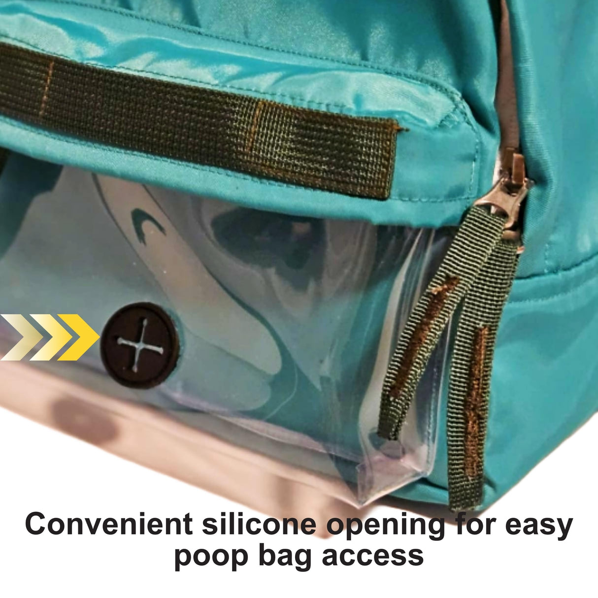 Tailtote Dog Hiking Backpack Harness Lightweight, Adjustable, and Water-Resistant Pet Poopbag Holder for Outdoor Adventures,Puppy School or Everyday Walks (Medium)