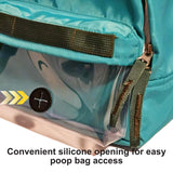 Tailtote Dog Hiking Backpack Harness Lightweight, Adjustable, and Water-Resistant Pet Poopbag Holder for Outdoor Adventures,Puppy School or Everyday Walks (Medium)