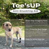 WALKABOUT™ Toe'sUP No Knuckling Boot Brace for Dogs Dragging Paws | Corrective Dog Shoes to Safely Lift Toes