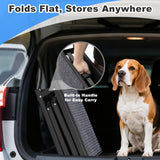 COSIEST Dog Ramp for Car, 70.9" L x 19.7" W Extra Wide Folding Dog Ramp for Large Dogs Up to 250LBS, Portable Pet Steps with Non-Slip Surface for SUV, Bed