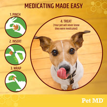 Load image into Gallery viewer, Pet MD Wrap A Pill Cheese &amp; Bacon Flavor Pill Paste for Dogs - Make a Pocket or Pouch to Hide Pills &amp; Medication - 8 oz
