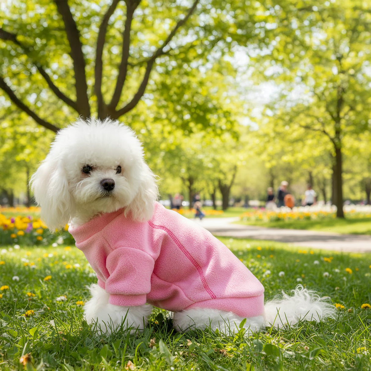 BAOBICUTE 4 Pack Fleece Dog Sweater Clothes for Small Dogs Girls Boys Pullover Turtleneck Dog Sweatshirt Coat Winter Soft and Warm Pet Puppy Sweater Clothes for Cold Weather Spring Autumn Christmas