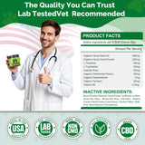 DOGVC Hemp Calming Chews for Dogs Calming Chews - Anxiety Relief Treats, Dog Calming Relaxing Treats Care Hemp Quiet Moments for Dogs Thunderstorm Fireworks Separation Anxiety Relief, Beef, 120 Ct