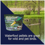 Waterfowl Feed Open Water Diet 40 lb | for Feeding Ducks Geese Swans | Floating Pellets with Niacin for Ducks