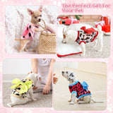 Shinylin 6 Pieces Dog Sweaters for Small Dogs Girls Winter Puppy Clothes Female Fleece Warm Thick Outfit Pet Small Doggie Clothes for Yorkie Chihuahua(XXS)