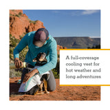 Ruffwear, Swamp Cooler Dog Vest, Evaporative Cooling for Hot Weather, Compatible with Most Harnesses, Heliotrope Purple, Medium