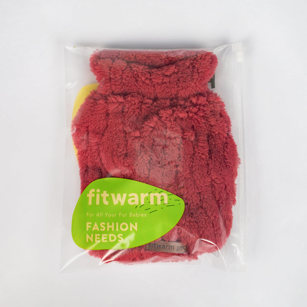 Fitwarm Turtleneck Fleece Dog Sweater Pajamas, Warm Winter Dog Clothes for Small Dogs Boy Girl, Fuzzy Pet Onesie with Feet, Red, XS