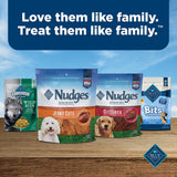 Blue Buffalo Nudges Jerky Cuts Dog Treats, Made in the USA with Natural Ingredients, Chicken & Duck, 36-oz Bag