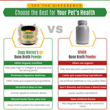 ZMA Pets Ziggy Marley's USDA Organic Beef Bone Broth Powder for Dogs & Cats - Support Joints, Coat, and Skin - Human Grade Grass Fed Beef, 90 Grams