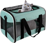 Small Animal Travel, Carrier for Hedgehog Rat Parrot Bird Guinea Pig, Lizards Carrier, Soft Sided Travel Carrier Portable Guinea Pig Up to 10 Lbs (15 * 10 * 10, Green)