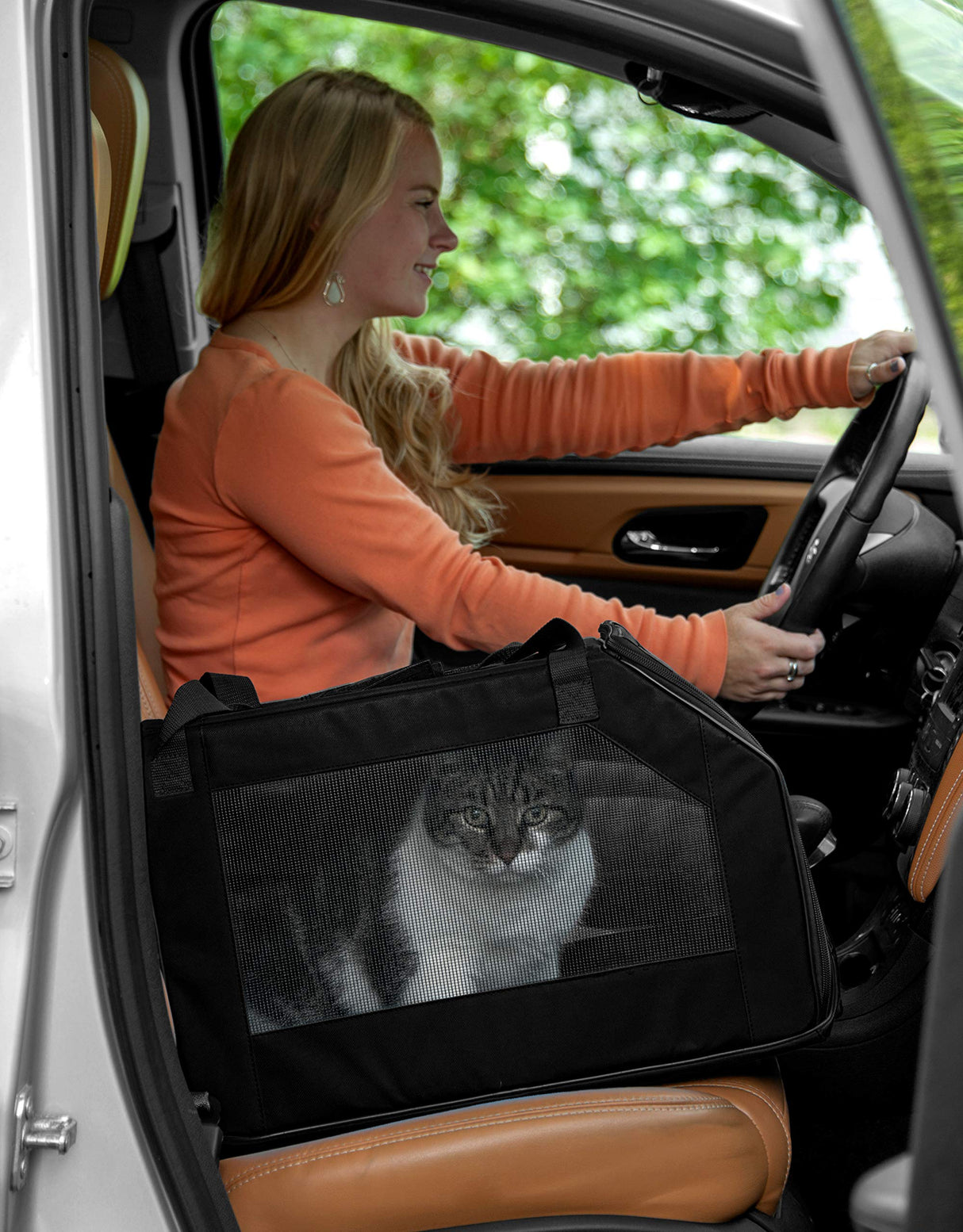 Pet Gear Signature Pet Safety Carrier and Car Seat for Small Dogs & Cats
