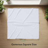 White Flour Sack Towels [12 Pack - 28 x 28 Inch] 100% Cotton Tea Towels for Cleaning & Drying - Highly Absorbent Kitchen Dish Cloth