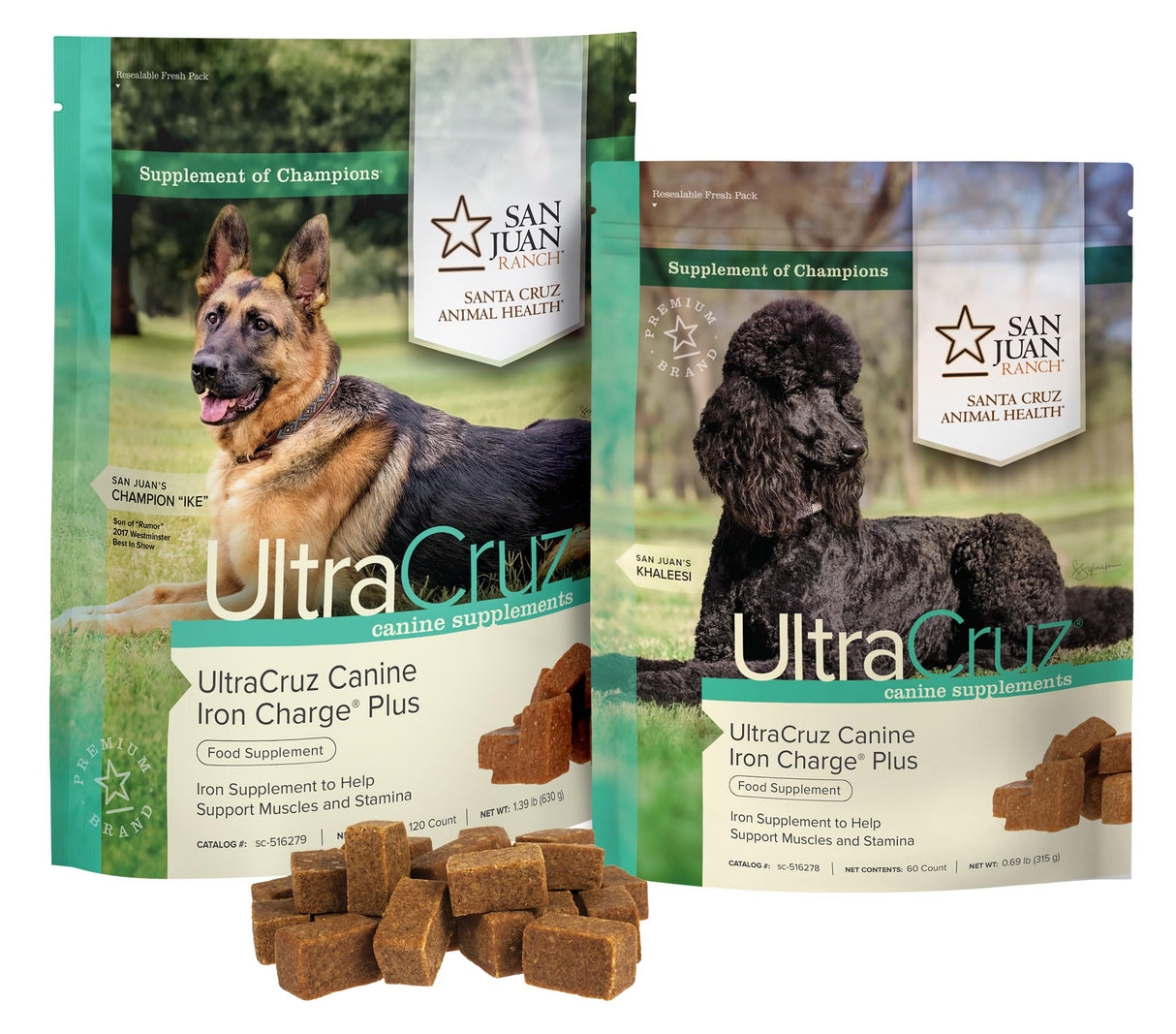 Ultracruz Canine Iron Charge® Plus, 60 Tasty Chews