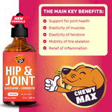 Glucosamine for Dogs | Hip and Joint Supplement | Glucosamine Chondroitin for Dogs | 2 Oz