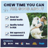 Pawstruck Natural 5-8" Bully Sticks for Dogs - Best Long-Lasting, Rawhide-Free, Low Odor Dental Chew Treat - Healthy Single Ingredient, 100% Real Beef - 8 oz Bag - Packaging May Vary