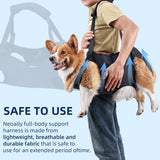 Full Body Lift Harness for Dogs,Canine Support Rehabilitation Dog Carrier Slings with Handles,Adjustable Lifting Straps Full Body Dog Lifting Harness (Medium)