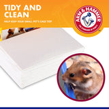 Arm & Hammer for Pets Super Absorbent Cage Liners for Guinea Pigs, Hamsters, Rabbits & All Small Animals Best Cage Liners for Small Animals (Pack of 3, 21 Count Toal)