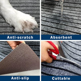 Dog Mat for Back Seat Extender, Non-slip Dogs Rug for Car Back Seat Cover with Hard Bottom, Waterproof Pet Protector Pad Fit Dog Hammock, Pet Backseat Cushion for Car, SUV, Truck. (51" x 24") (L).