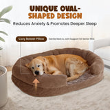 Miorun Orthopedic Dog Bed for Extra Large Dogs – 48"x36" XL Waterproof Memory Foam Pet Couch with Bolster Sides, Washable Removable Cover, Non-Slip Bottom, Joint Support Dog Sofa Bed for Large Breeds