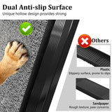Jwevvie 67" x 20" Dog Ramp for Car, Folding Pet Stair Ramps for Truck, SUV, Portable Pet Steps Load-Bearing 200LBS with Non-Slip Surface