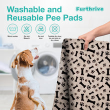Load image into Gallery viewer, Furthrive Washable Pee Pads for Dogs with Pheromone Attraction, Reusable Puppy Pads, Waterproof Non-Slip Training Pad, 31.25 × 27.25 in, Pet-Friendly for Crates, Apartments, Puppy Supplies (One Unit)
