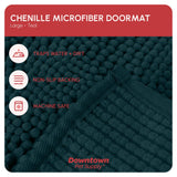 My Doggy Place Dog Mud Mat, 36" x 26" Teal – Thick Microfiber Entry Rug for Snow, Mud & Salt – Absorbent, Quick-Dry, Washer-Safe & Non-Slip, Large