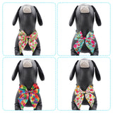 PET SHOW 10 Pack Hawaiian Dog Collar Bow Ties Bulk Adjustable Bowties for Medium Large Dogs Boy Girl Alpaca XL Summer Bowknot Neck Attachments Holiday Party Costume Pet Grooming Accessories