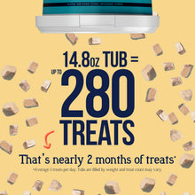 Load image into Gallery viewer, Stewart Chicken Breast Dog Treats, 14.8 oz, ~280 Pieces, Freeze Dried Raw, Single Ingredient, 74% Protein Training Treats or Meal Topper in a Value Size Resealable Tub, Grain Free, Gluten Free
