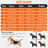 PAPIAMEN Striped Dog Pajamas Stretchable 4 Legs Doggie Jammies Clothes,Soft Plush Pet Pjs Coat Onesie fit Puppy to Medium Large Dogs,Cute Warm Dogs Costumes Outfits for Winter,Black,L