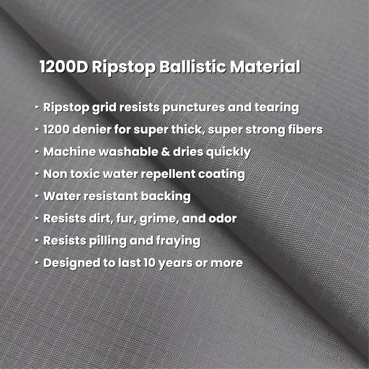 K9 Ballistics Tough Ripstop Dog Crate Pad - Durable, Machine Washable Kennel & Travel Mat for Puppies and Small Dogs, 29 x 18 fits 30” Wire Crate, Sandstone