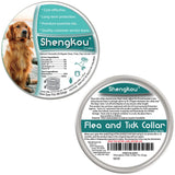 Flea and Tick Collar for Large Dog, Safe, Waterproof, Free Comb, Charity 2 Packs
