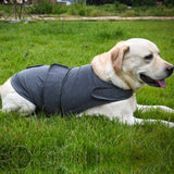 HCHYEY Dog Anxiety Jacket, Skin-Friendly Calming Shirt for Dogs - Dog Vest for Thunder, Fireworks and Separation - Keep Pet Calm Without Medicine & Training, Anti Anxiety Coat for Dogs (Dark Grey, XL)