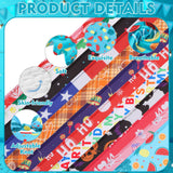 EXPAWLORER Holiday Dog Bandanas - 12 Pack Pet Bandana for Whole Year, Festival Puppy Scarf Dog Handkerchiefs Halloween Christmas New Year Birthday Triangle Bibs for Small Medium Large Breeds, Large