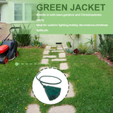 EP 2 Pack 6 Ft Outdoor Extension Cord with 3 Electrical Power Outlets - 16/3 SJTW Green Cable with 3 Prong Grounded Plug for Safety Great for Christmas Lights, Garden and Major Appliances