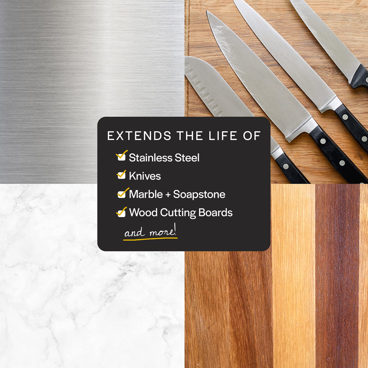 Thirteen Chefs Mineral Oil - 128oz Food Grade Conditioner for Wood Cutting Board, Countertop & Butcher Block, Lubricant for Knife or Meat Grinder - Safe USP Finish on Marble, Soapstone