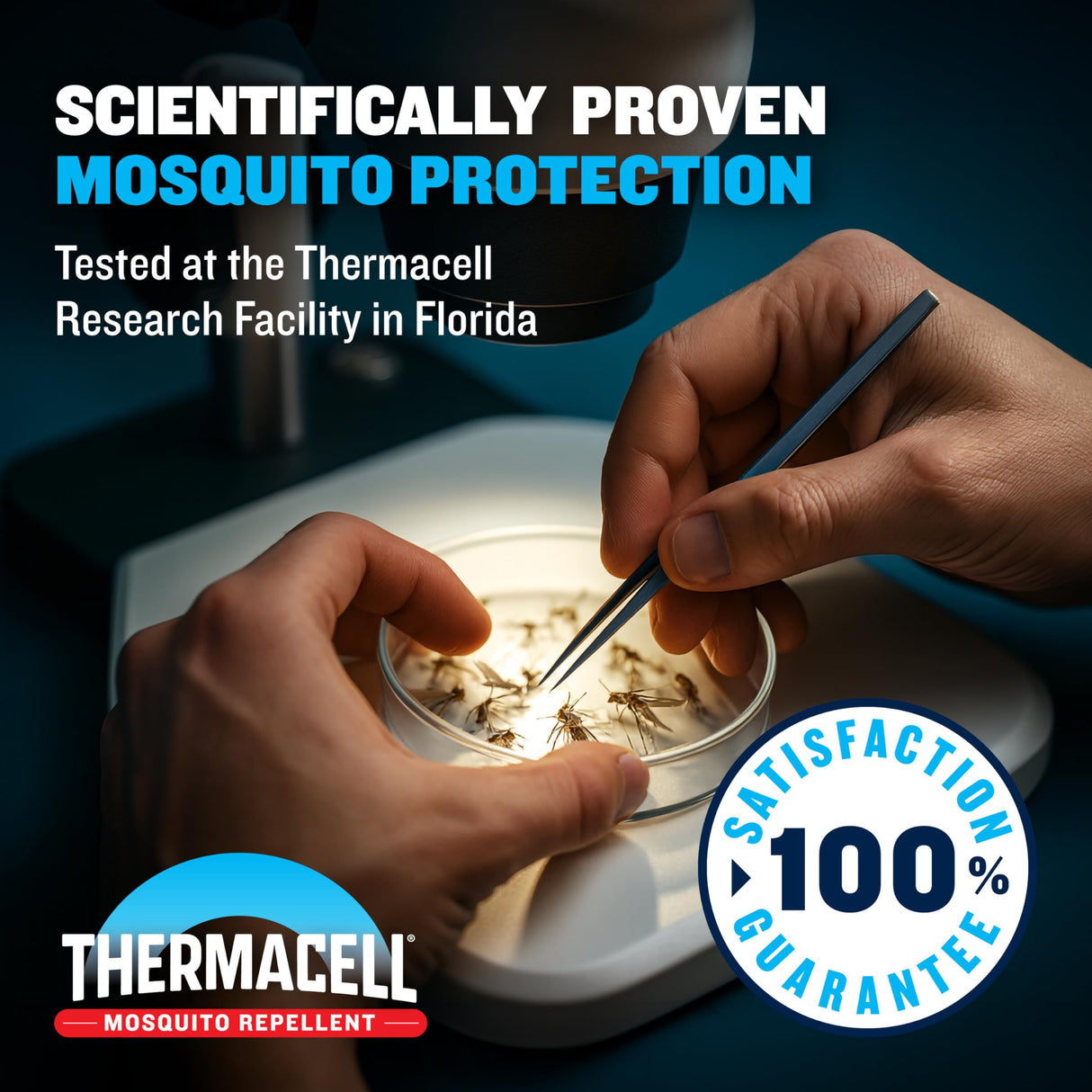 Thermacell E-ZoneGuard Patio Max Rechargeable Mosquito Repeller with 20-Foot Zone of Scientifically Proven Outdoor Protection; 12-Hr Battery; 36-Hr Refill; Bug Spray Alternative; Fast Charging Dock