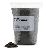 Old Potters Wildlife Black Oil Sunflower Seeds for Birds and Wildlife, Non-GMO & USA Grown on Small Farms (12 lbs)