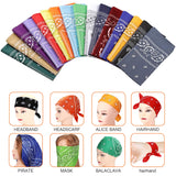 CECIAOAIME 16 Pcs Bandanas Multi-Purpose Bandana Headbands Party Outdoor Head Scarf 22x22 inch Handkerchiefs for Women Men