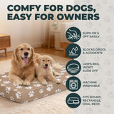 DUKE&LEFTY PetBed Slipcover-Stretch Soft Petbed Cover-Universal-Easy to Remove (Zipper Free)-Navy/Medium