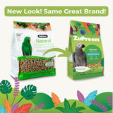 ZuPreem Natural Bird Food Pellets for Parrots & Conures, 3 lb (Pack of 2) - Daily Nutrition, Made in USA for Caiques, African Greys, Senegals, Amazons, Eclectus