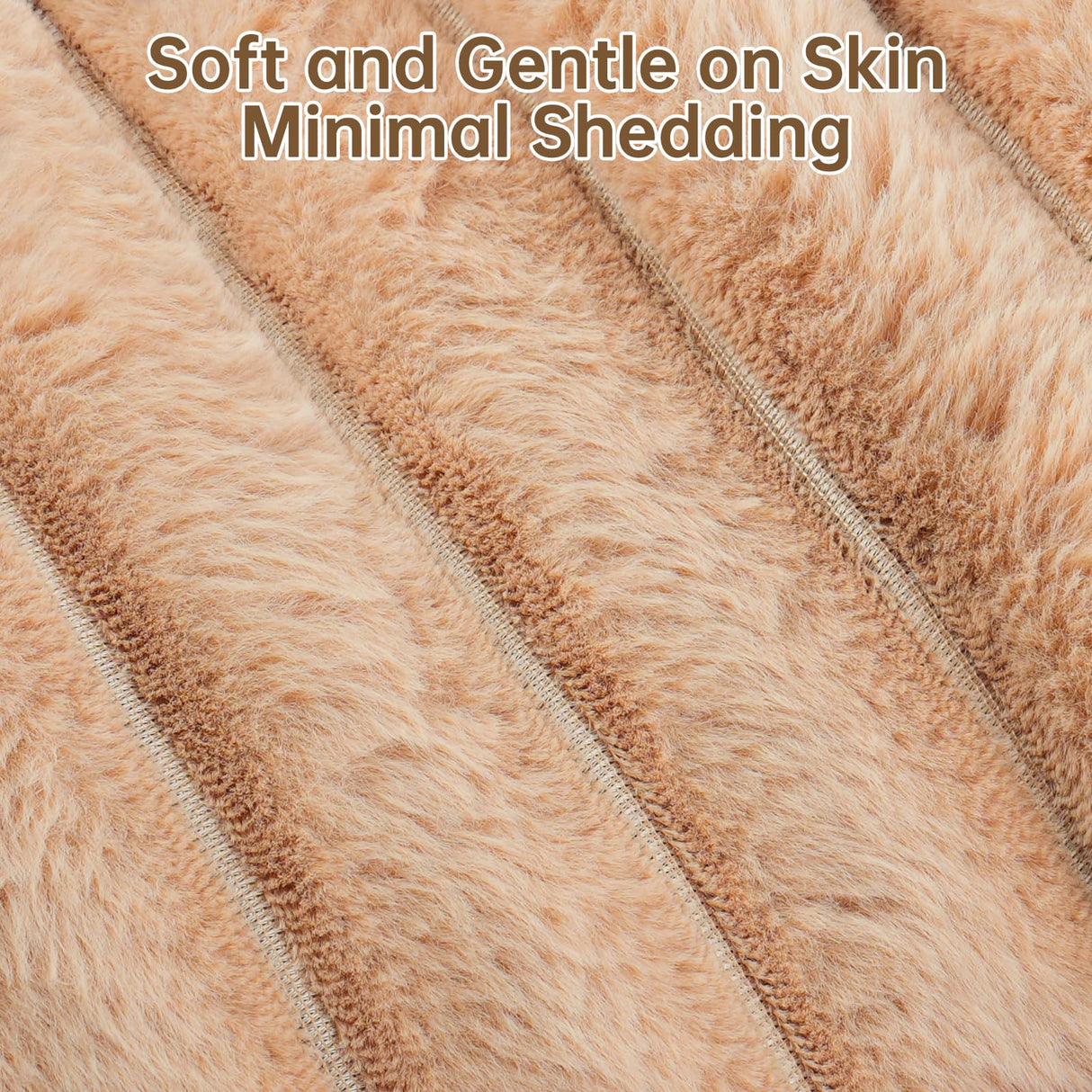 Vhen When Donut Dog and Cat Bed, Luxurious Comfortable Faux Rabbit Fur Pet Beds, Round Anti-Anxiety Calming Puppy Kitten Bed with Anti-Slip Bottom for Small Medium Dogs & Cats(28", Brown)