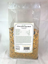 Wholesome Harvest Non-GMO Whole Grain Layer Blend 16% - Chicken Feed for Laying Hens and Ducks - Includes Essential Oils, Herbs, Oyster Shells, Vital Minerals, and Omega 3, 10lb