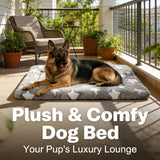 Dog Bed Mat - Reversible Dog Crate Bed Mats, Soft & Breathable Kennel Pad, Durable Crate Bed for Small Medium Large Dogs & Cats