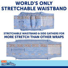 Load image into Gallery viewer, Hartz Comfitables Disposable Male Dog Wraps with Stretchy Waistband, Medium 36 Count
