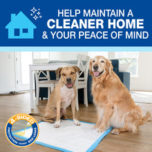 Load image into Gallery viewer, Four Paws Wee-Wee Superior Performance Unscented Extra-Large Pee Pads for Dogs &amp; Puppies, Quilted Leak-Proof Dog Housebreaking Potty Training Floor Protection, 28" x 34", 40 Count
